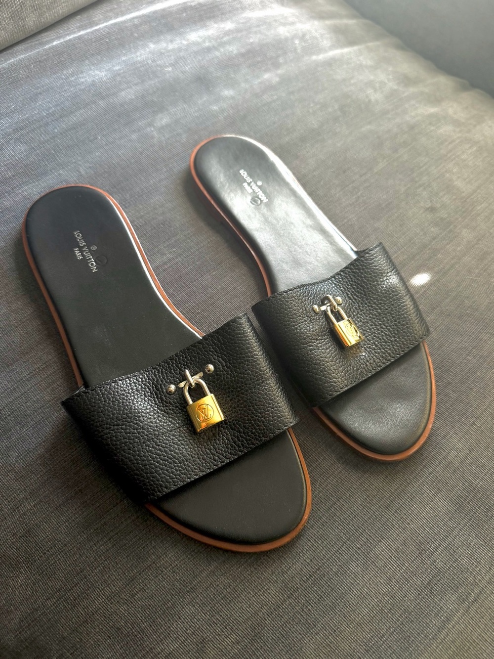 Louis Vuitton Lockit Flat Mule
